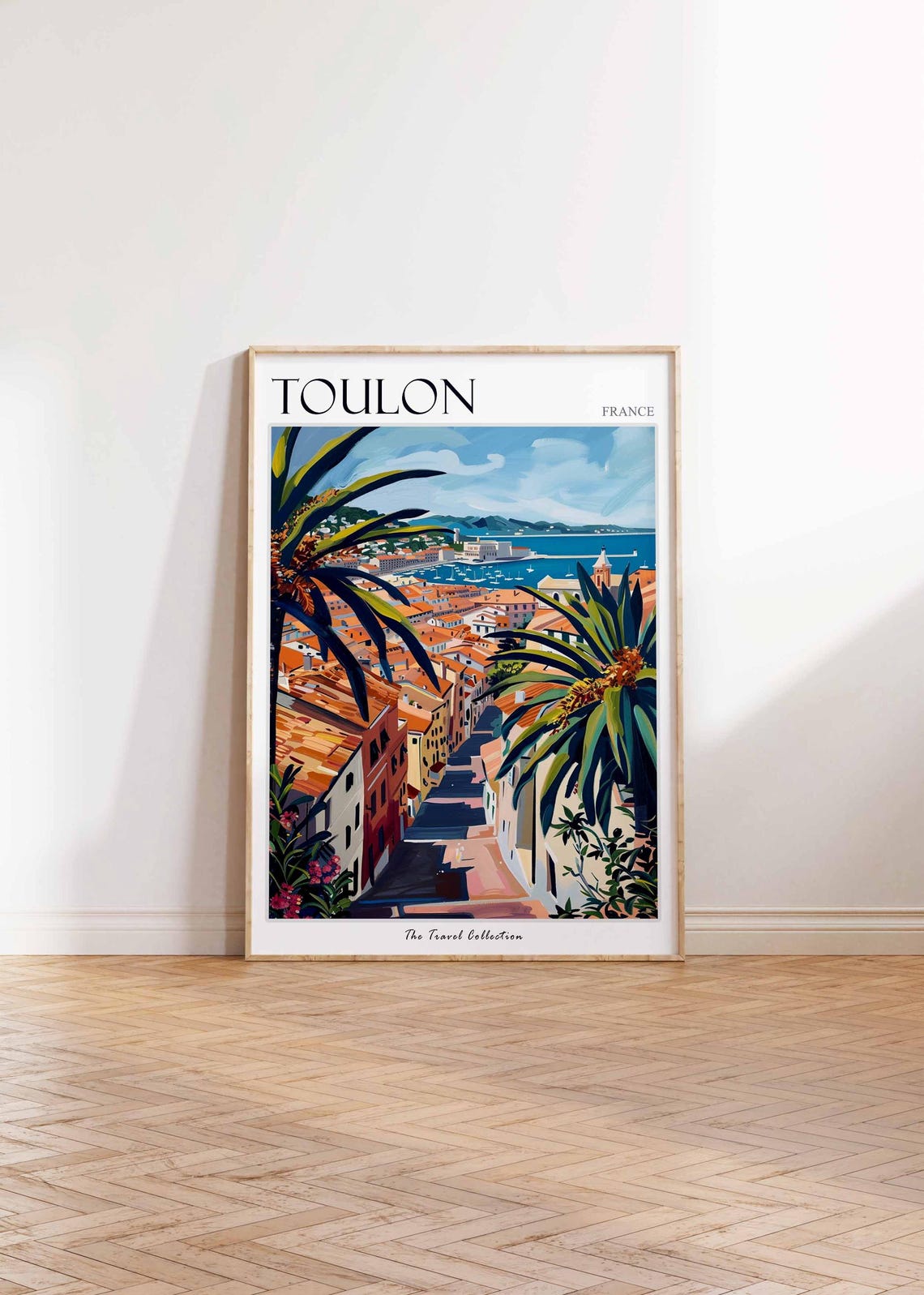 Toulon Poster France Travel Print French Decor Europe Travel Poster European Wall Art City Print Toulon Gift Toulon Travel Poster - Image 2