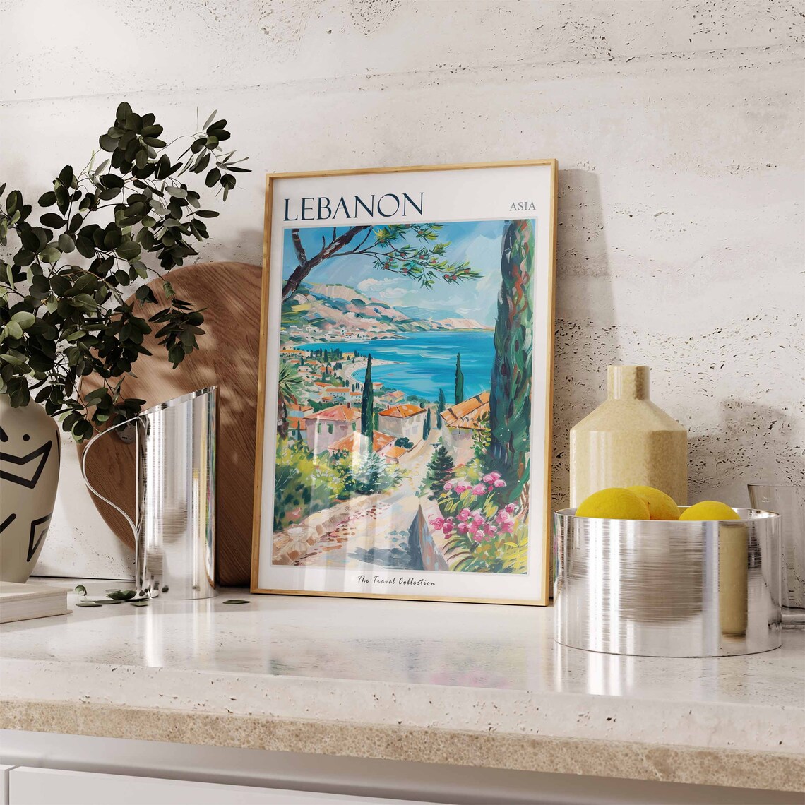 Lebanon Travel Poster, Lebanese Decor Art Print - Image 2