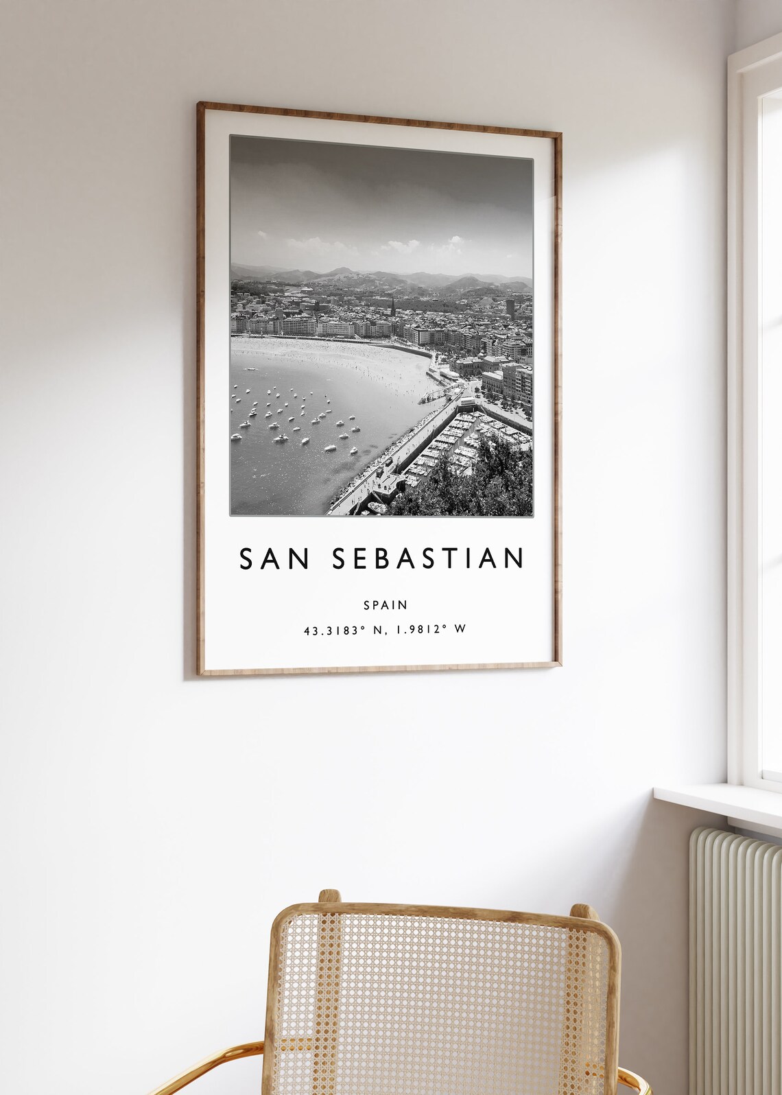 San Sebastian Poster San Sebastian Travel Print Spain Travel Poster Travel Decor Minimalist Travel Poster Travel Gift A1a2a3a4 - Image 3