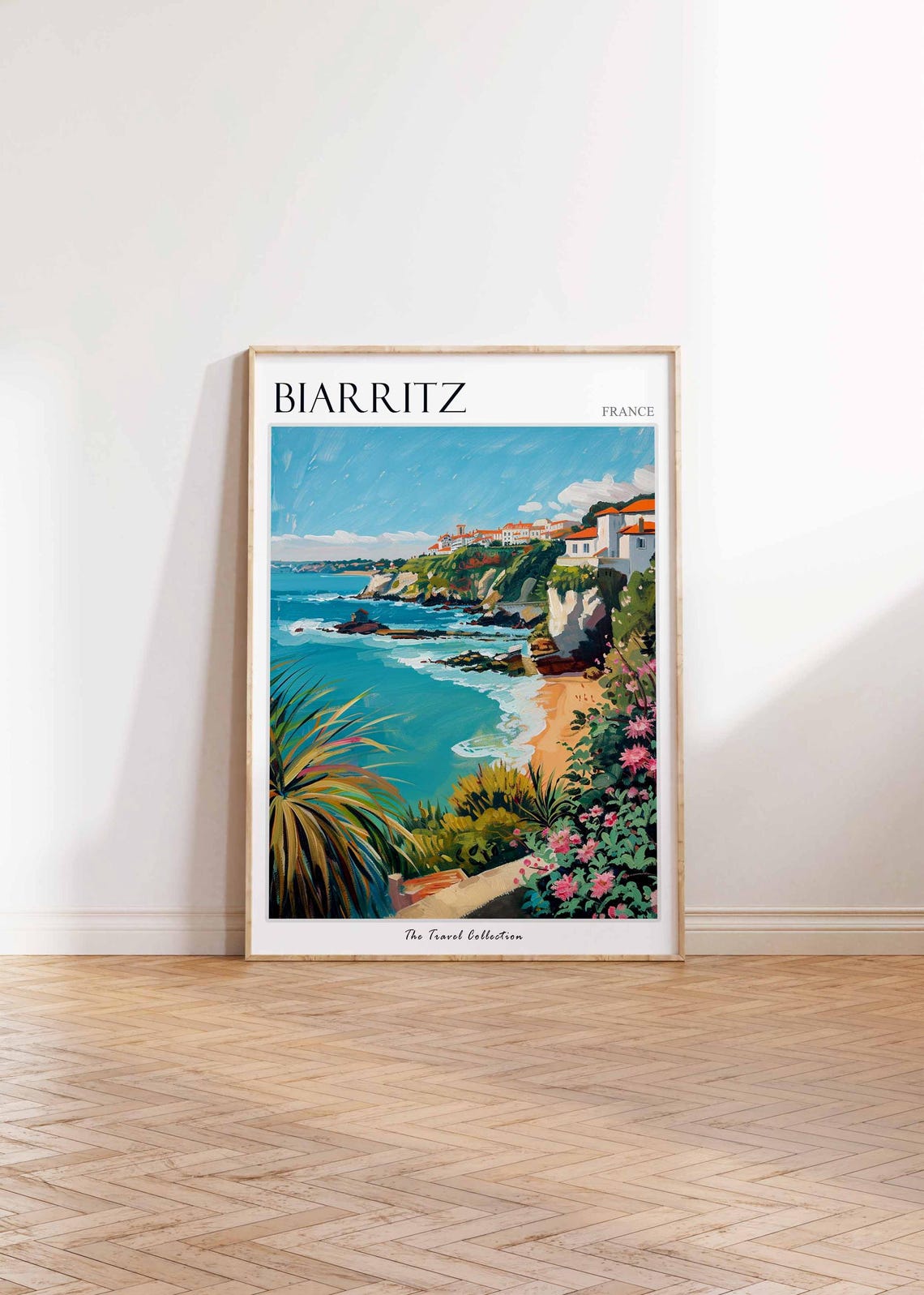 Biarritz Poster France Travel Print French Decor Europe Travel Poster European Wall Art Biarritz Gift Biarritz Travel Poster - Image 2