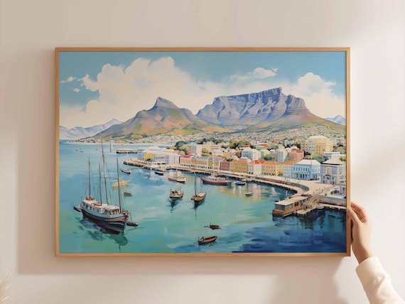 Cape Town South Africa Safari Home Wall Art Print