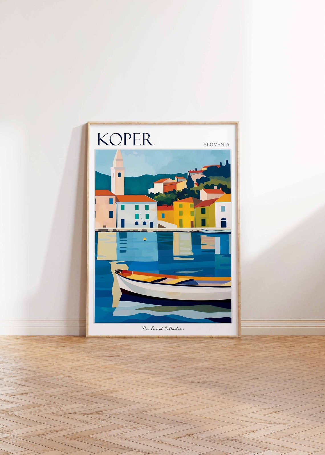 Koper Poster Slovenia Travel Print Slovenian Decor Europe Travel Poster European Wall Art City Print Koper Gift Koper Travel Poster - Image 2
