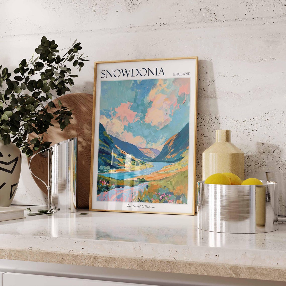 Snowdonia Poster Wales Poster Mountain Poster Uk Travel Poster Uk National Park Wales Gift Snowdonia Print Snowdonia Travel Gift - Image 3