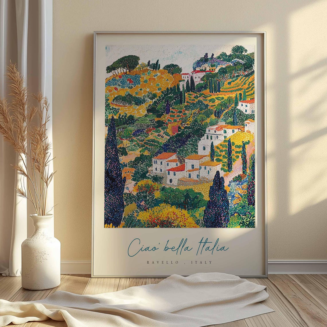 Ravello Poster Italian Travel Print Ravello Travel Art Ravello Wall Art Italy Art Italy Travel Decor Italian Travel Gift - Image 2