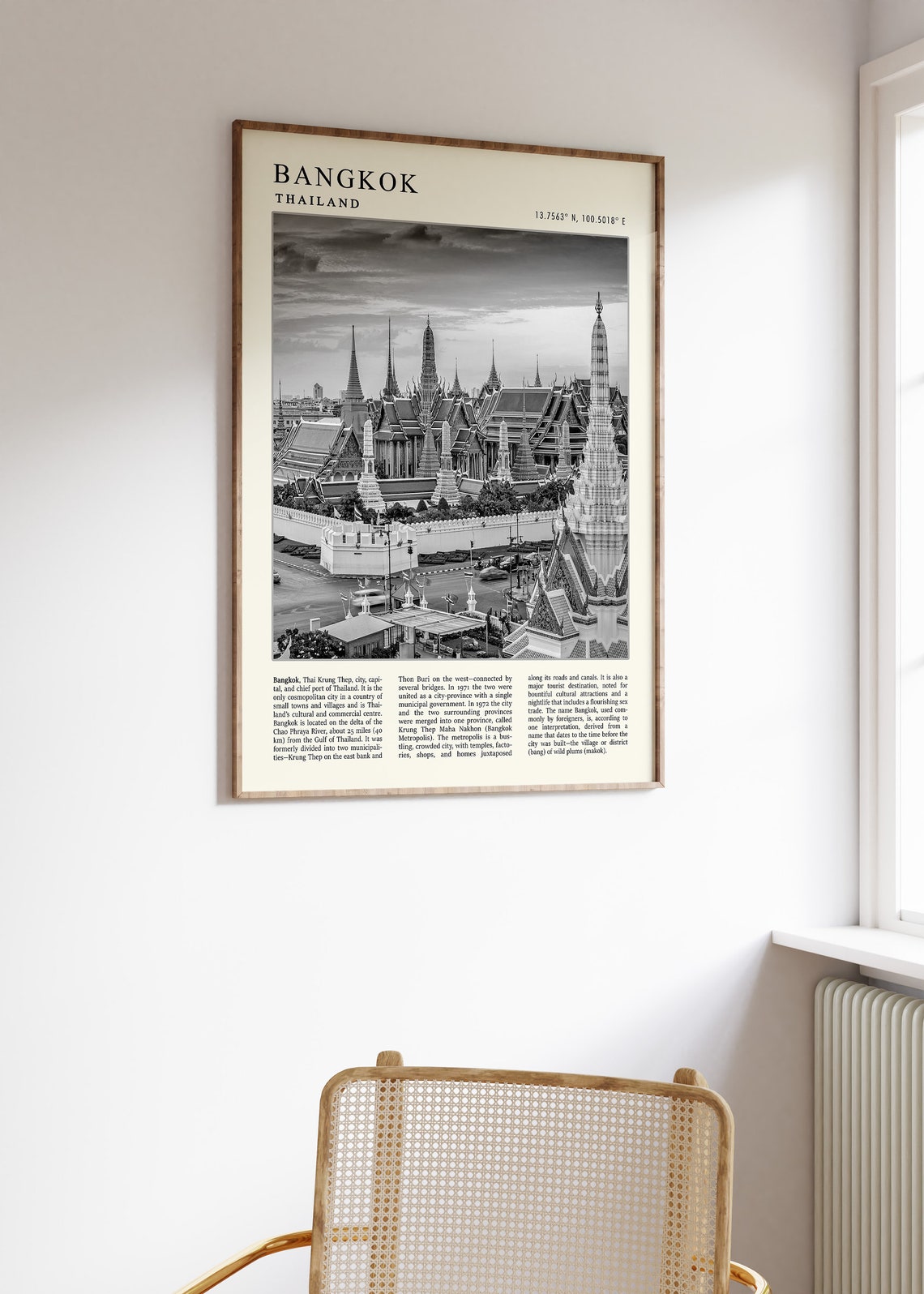 Bangkok Poster Bangkok Travel Print Thailand Travel Poster Vintage Travel Art Black And White Travel Print Asia Travel A1a2a3a4 - Image 2