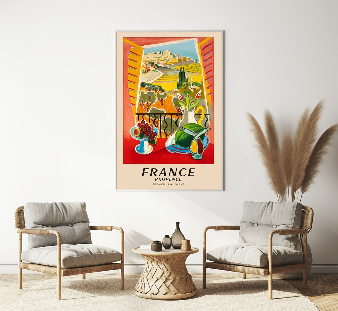 Provence France Vintage Travel Poster Wall Art - Image 3