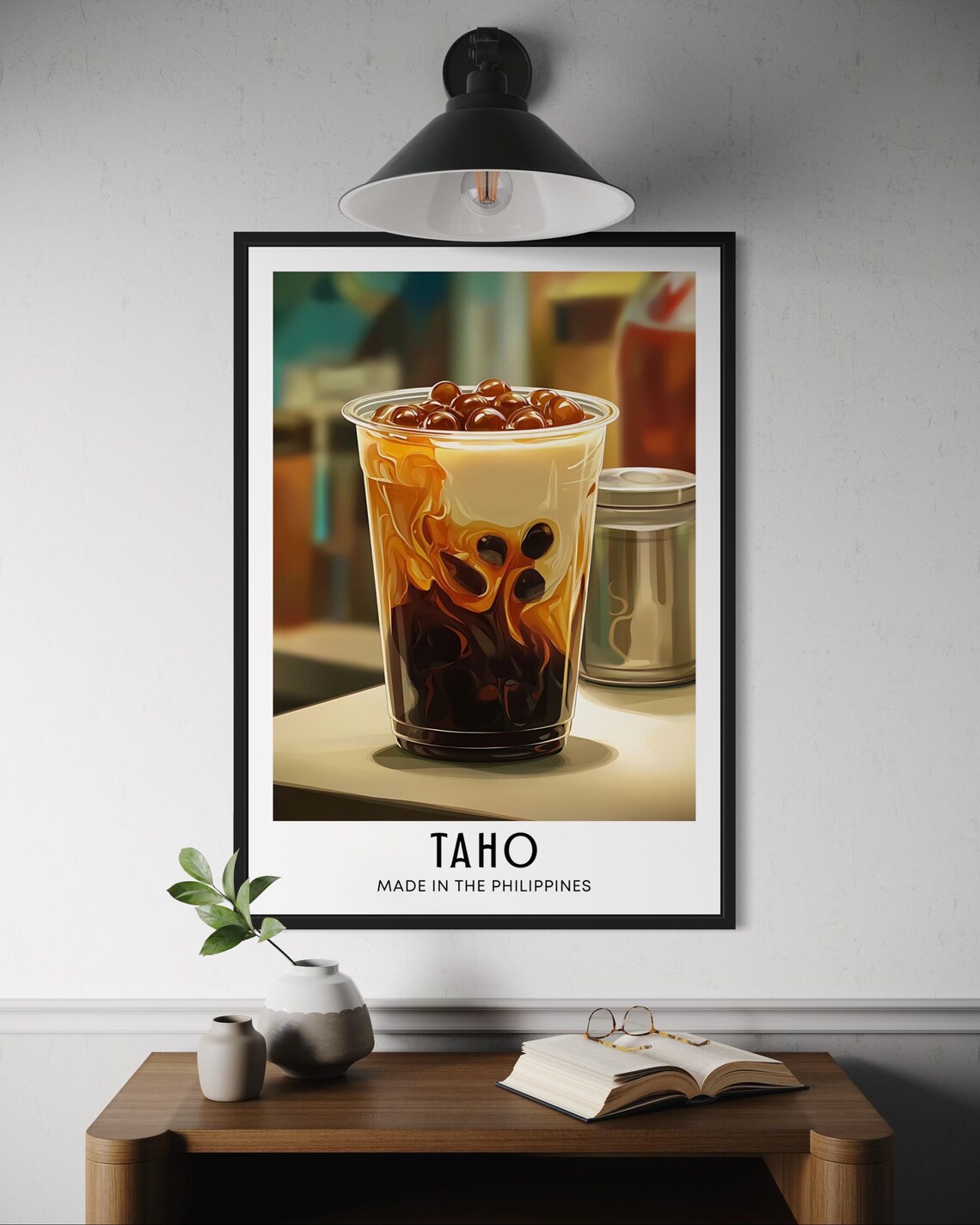 Taho Filipino Dessert Poster, Kitchen Decor