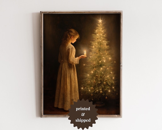 Christmas Tree - Moody Vintage Style