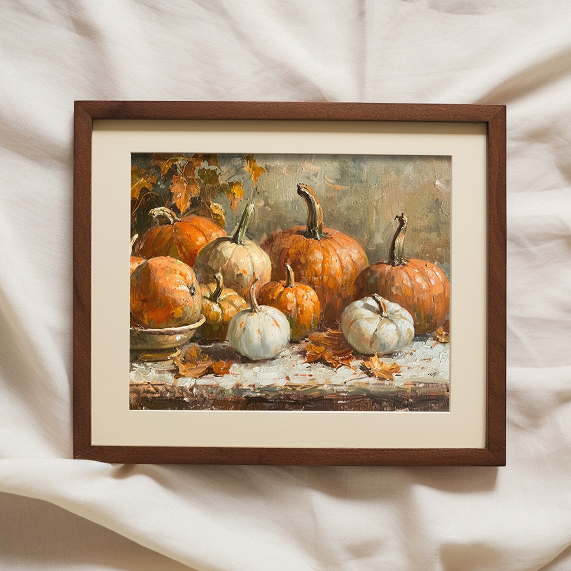 Pumpkins - Vintage Still Life - Image 2