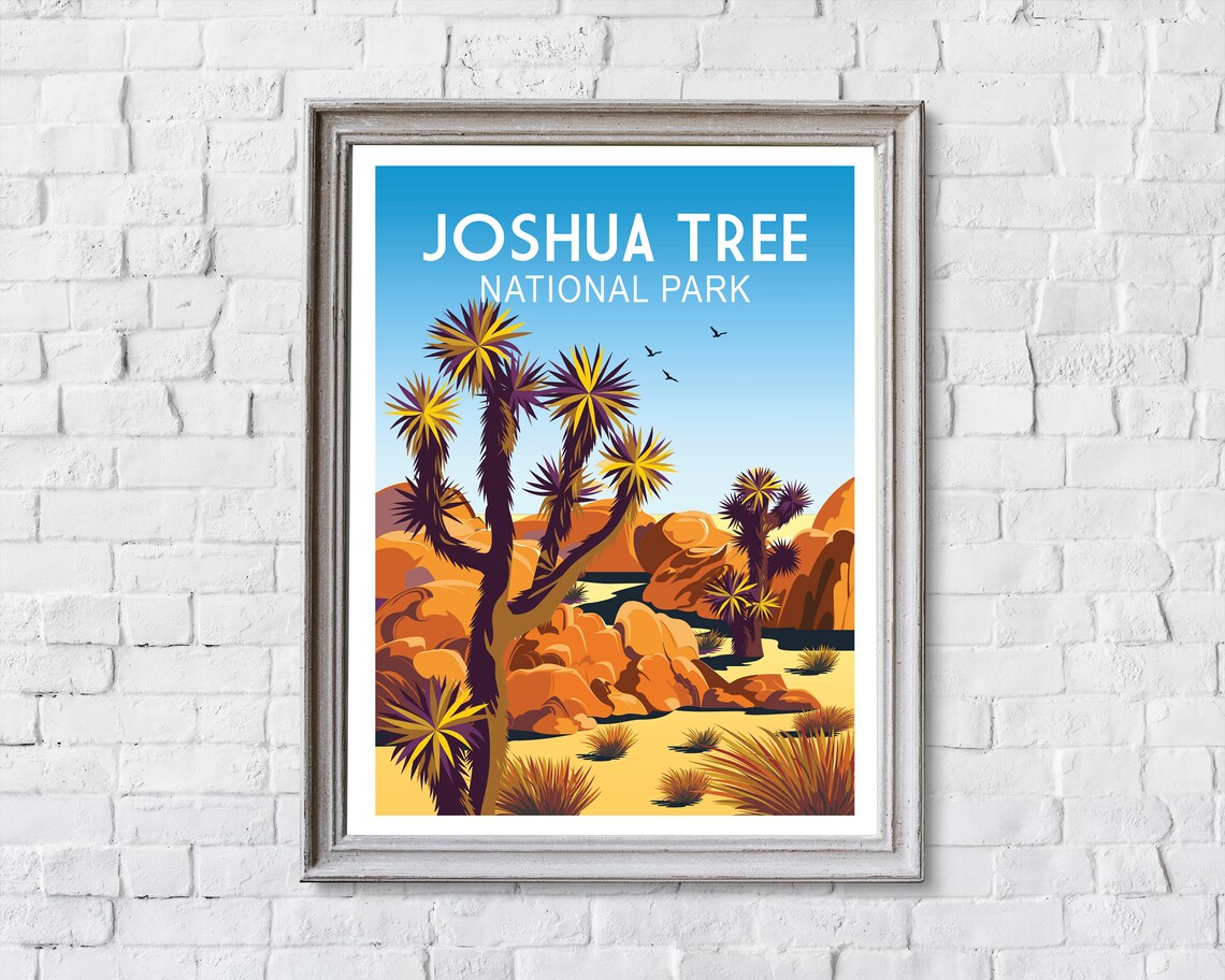 Joshua Tree National Park California Travel Poster - Image 2