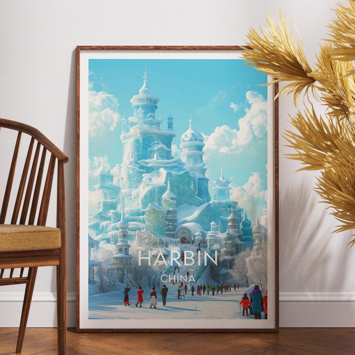 Harbin Travel Print China Poster Wall Art Asia