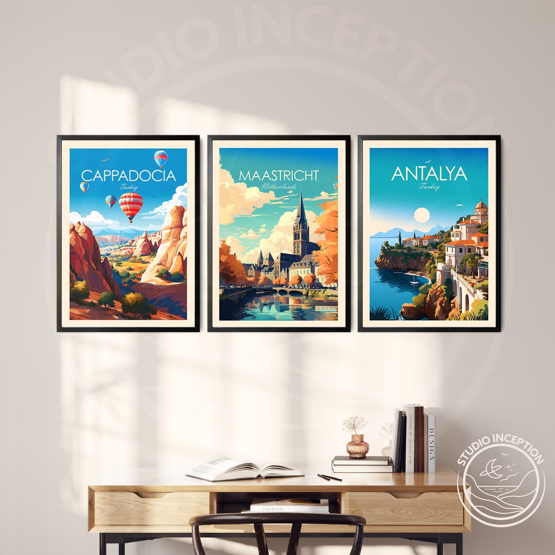Maastricht Travel Poster, Netherlands City Art Print - Image 2