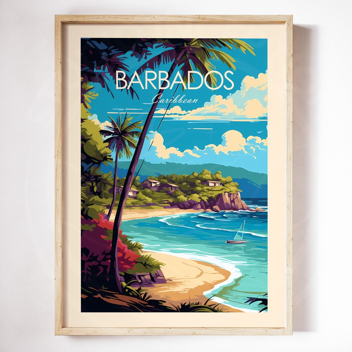 Barbados Travel Poster Print - Image 3