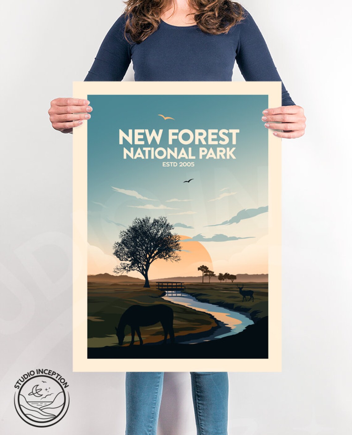 New Forest National Park, Hampshire Travel Poster - Image 3