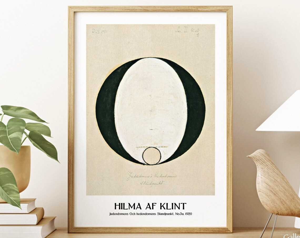Hilma Af Klint Vintage Exhibition Art Print