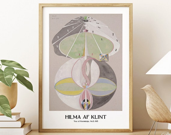 Hilma Af Klint Swedish Modern Abstract Poster