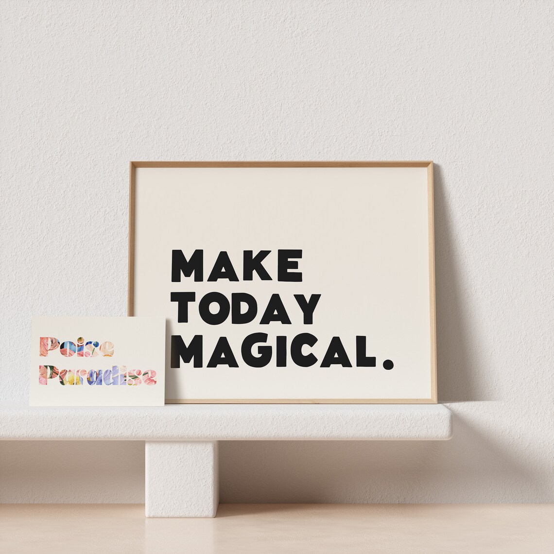 Make Today Magical Wonky Typography Art Print - Image 4