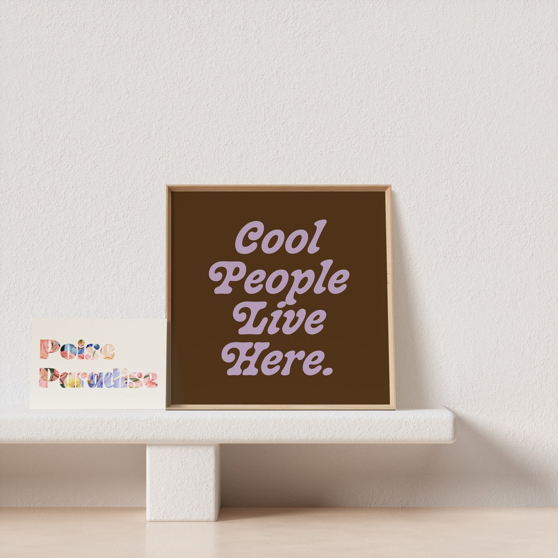 Instant Digital Download Retro Type Poster in Bold Black Lettering - Image 2