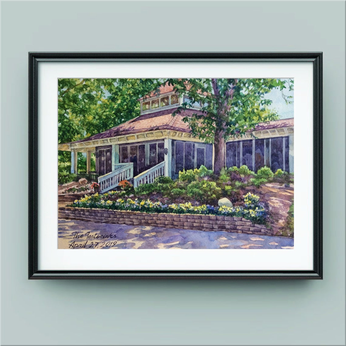 Watercolor Home Painting Custom House Portrait Dawing Of Home Watercolor House Portrait House Moving Gift House Painting From Photo