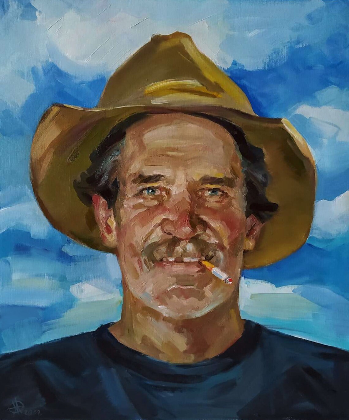 Realistic Oil Portraits, Expressive Techniques Art Print