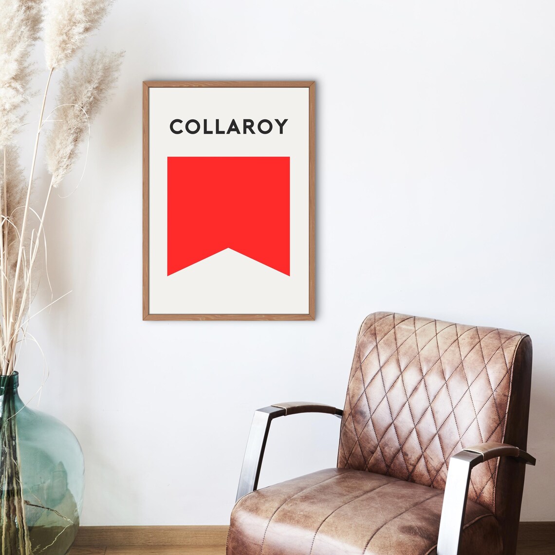 Collaroy Beach Flag Print Collaroy Northern Beaches Surf Flag Beach Art Print Surf Nsw - Image 3
