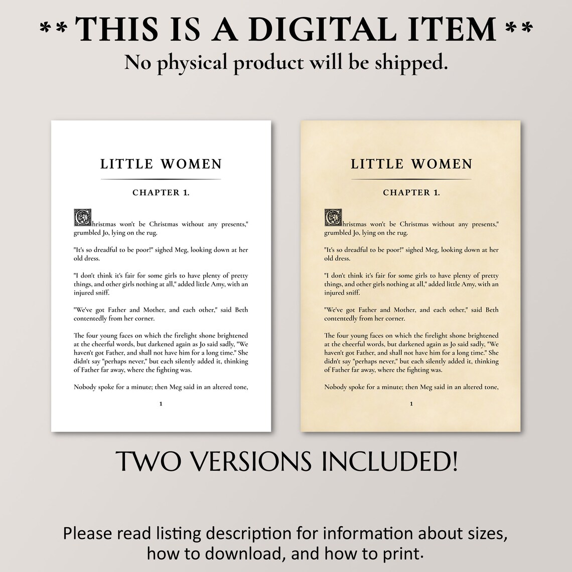 Little Women Poster, Home Library Decor Art Print - Image 4