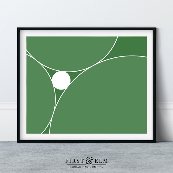 Descartes Theorem Poster Minimalist Design Math Classroom Wall Art Home Decor