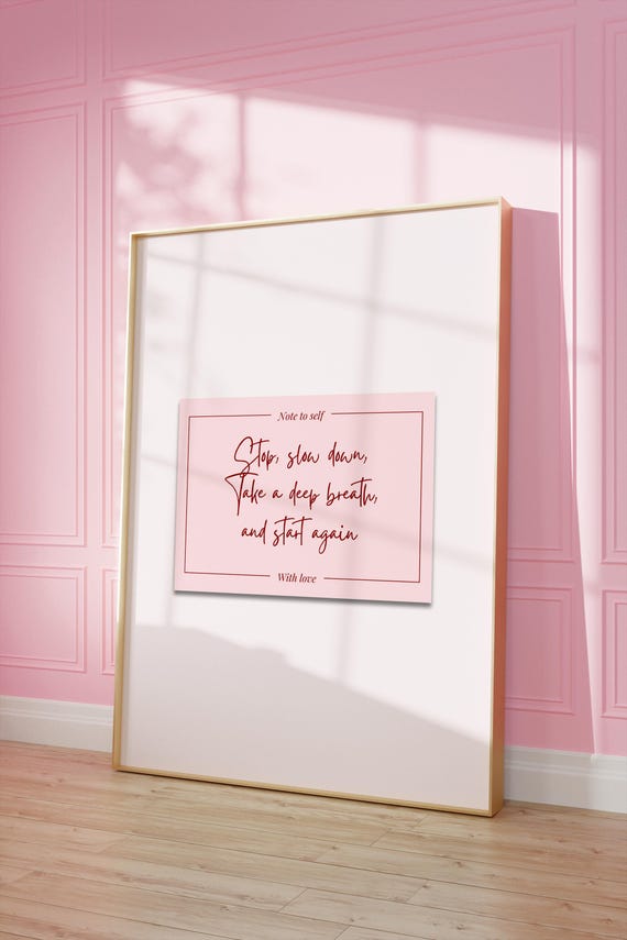 Cute Wall Art Coquette Trendy Girly Pink Typography Poster Apartment