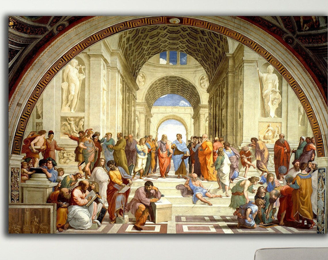 The School of Athens Renaissance Art Print