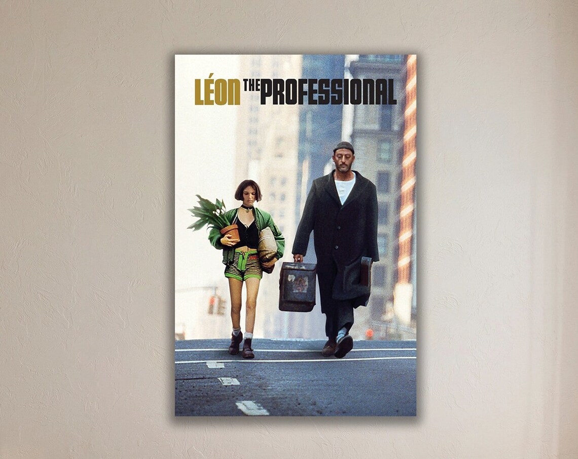 Leon The Professional Mathilda Iconic City Street Movie Poster