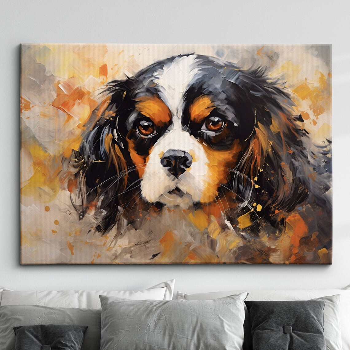 Cavalier King Charles Spaniel Crown Art Print