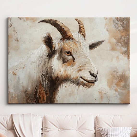 Minimal Iconic Sheep Abstract Lamb Oil Painting Animal Splatter Style Wall Art Framed Canvas Poster Print Homeoffice Room Decor Gifts