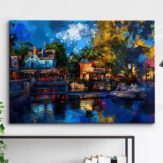 Claude Monet Riverside Abstract Oil Painting Wall Art Framed Canvas Poster Print Home Kitchen Office Living Bedroom Decor Gifts