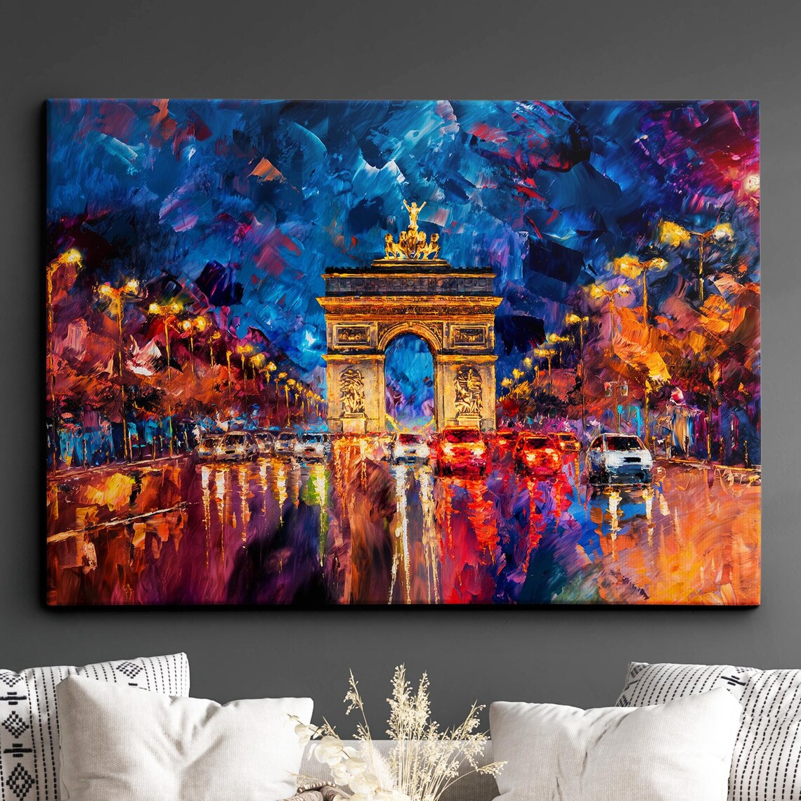 The Place De L Toile Cityscape Landmark Art Print
