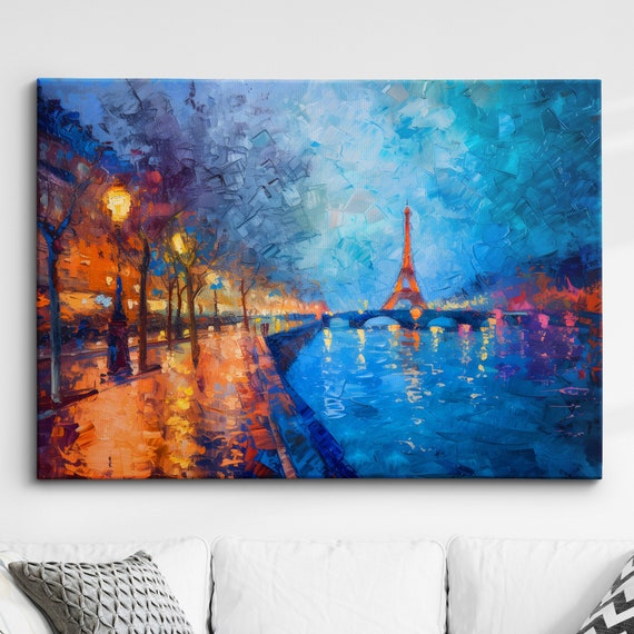 Claude Monet Paris France Abstract Oil Painting Wall Art Framed Canvas Poster Print Home Kitchen Office Living Bedroom Decor Gifts