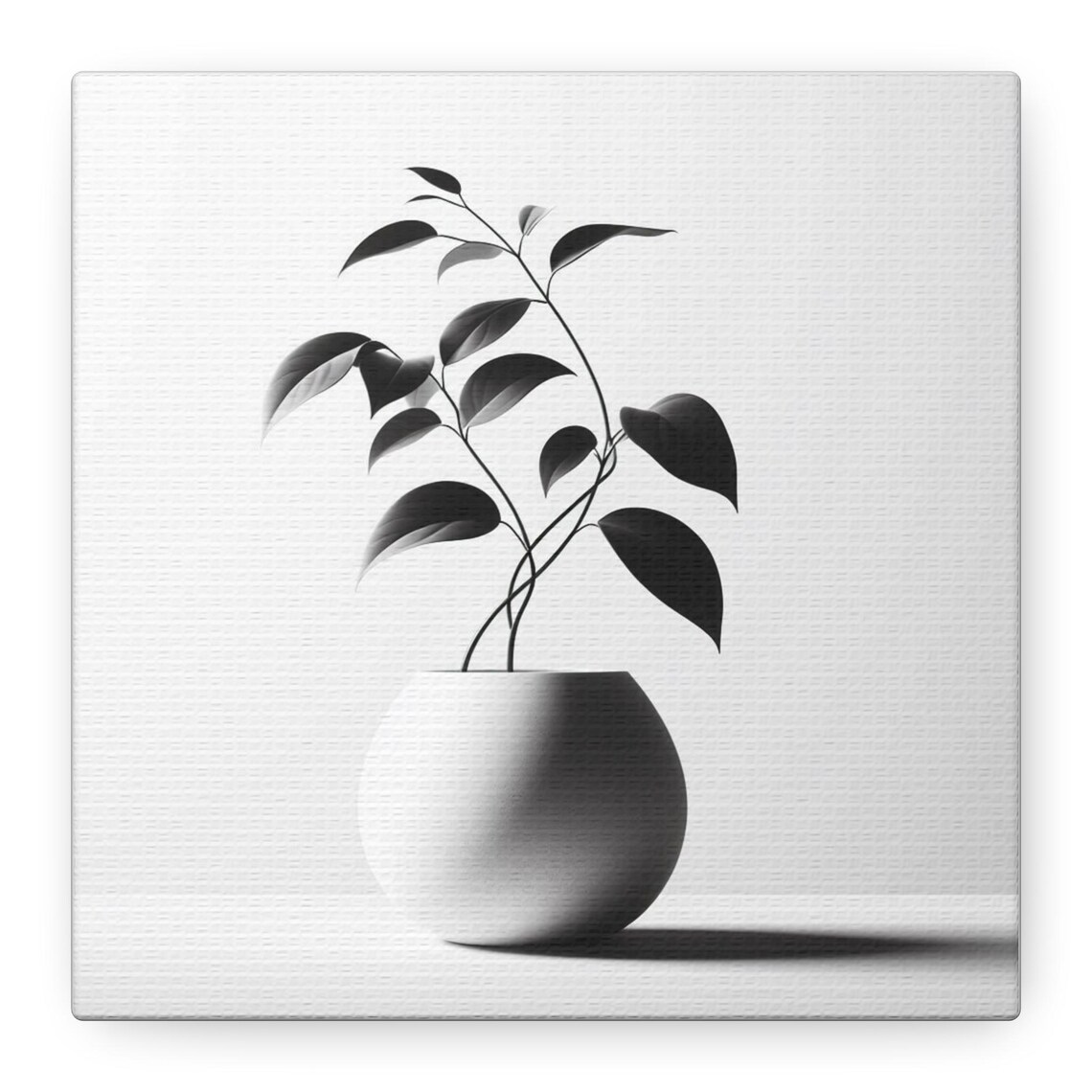 Minimalist Plant Art Print, Home Decor for Living Room