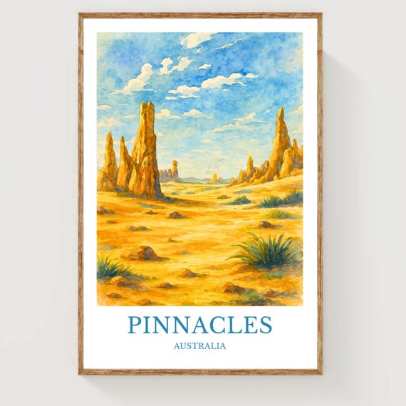 Pinnacles Australia Poster