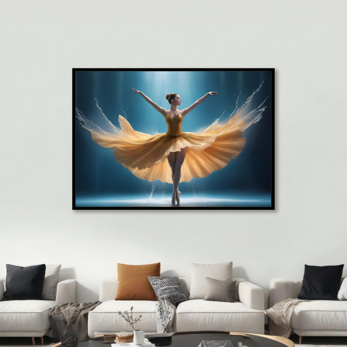 Graceful Ballet Dancer Art Print, Modern Home Decor - Image 4