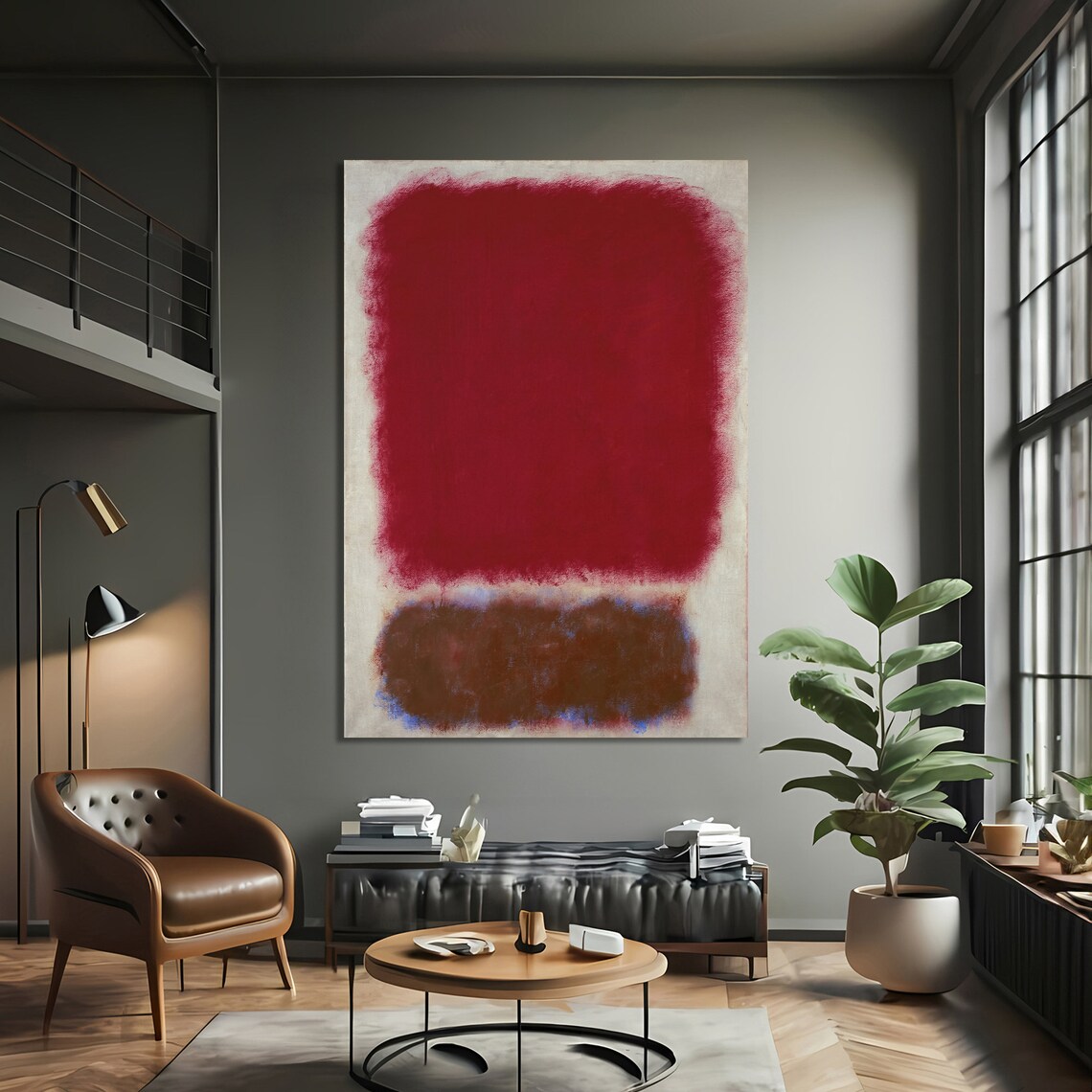 Mark Rothko Style Abstract Art Print, Modern Decor - Image 3
