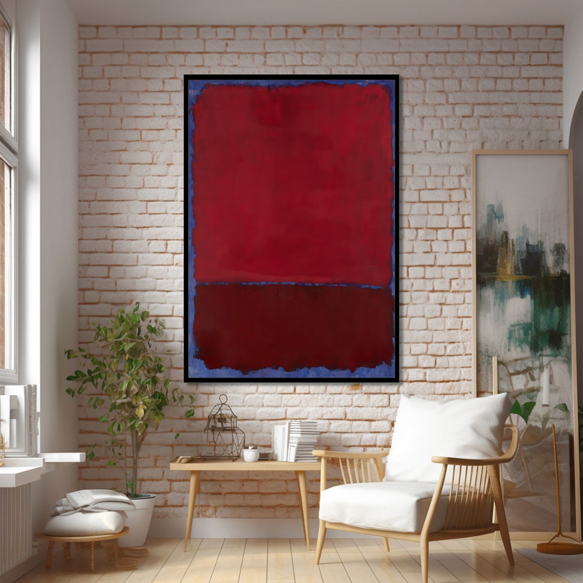 Mark Rothko Style Abstract Art Print - Image 2