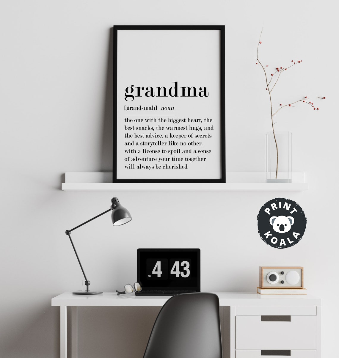 Grandma Definition Gifts For Grandma Grandma Gifts Gifts For Granny Grandma Poster Grandma Definition Art Grandma Wall Art - Image 2