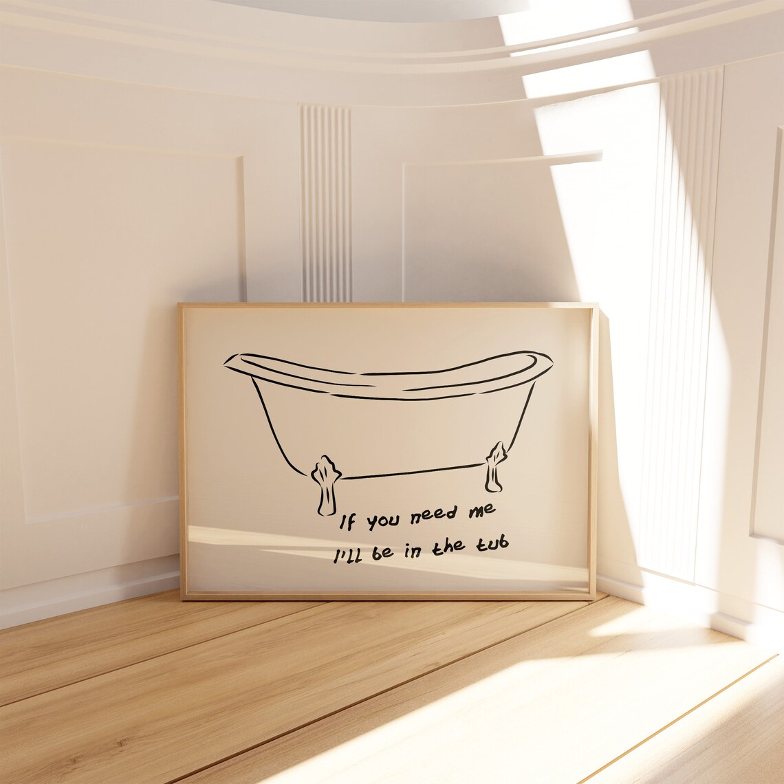 Bath Wall Art Funny Bathroom Quote, Retro Poster - Image 4