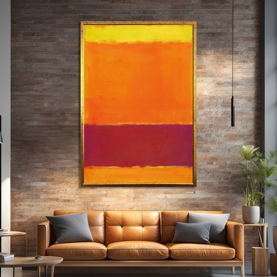 Mark Rothko Style Abstract Art Print