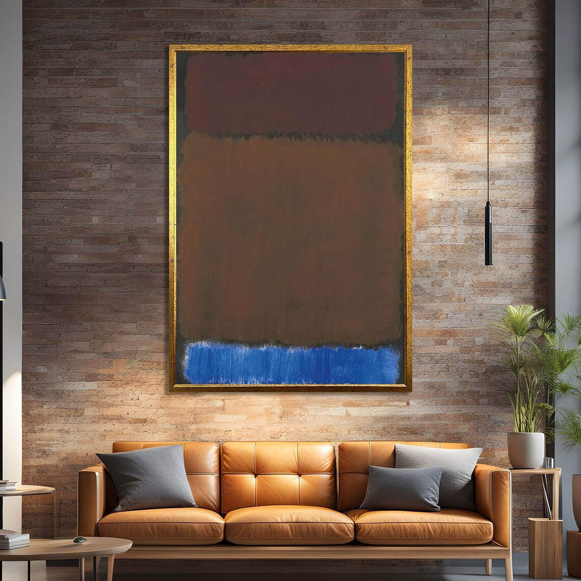 Mark Rothko Style Abstract, Modern Home Decor