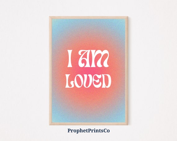 Daily Affirmations Poster Print Self Love Healing Wall Art Self Gift Mental Health Home Dcor Wall Art Digitial