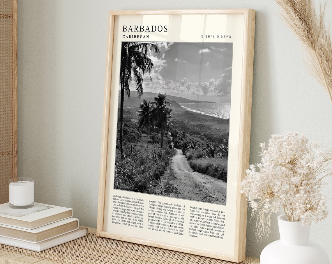 Barbados Vintage Travel Poster Art Print - Image 2