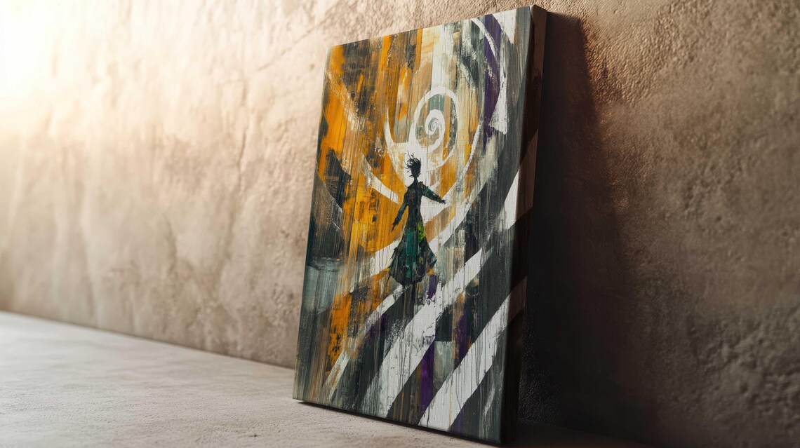 Modern Abstract Art, Office Housewarming Gift - Image 4