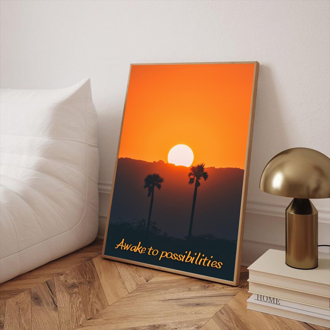 Awake To Possibilities Minimalist Sunrise Art Print