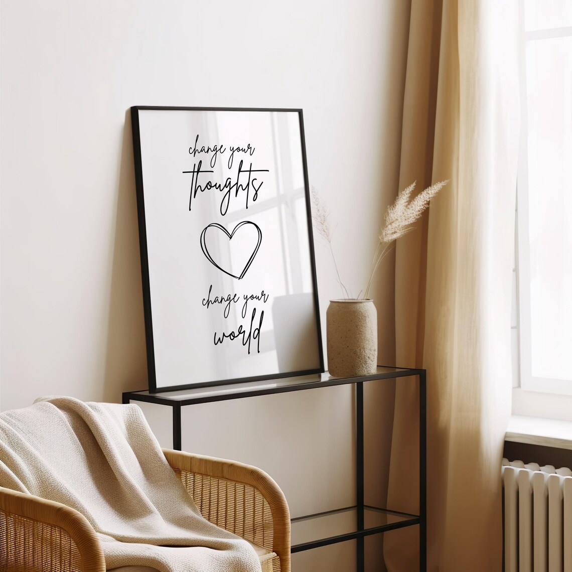Change Your Thoughts, Change Your World Art Print - Image 5