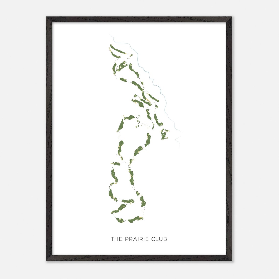 The Prairie Club Valentine Nebraska Modern Watercolor Map Poster - Image 3